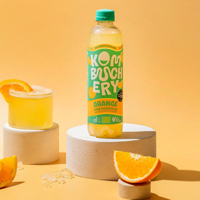 Orange Raw Kombucha