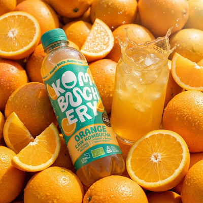 Orange Raw Kombucha